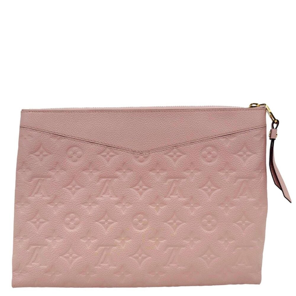 Louis Vuitton Daily Pouch Empreinte Leather Clutch Rose Poudre - Picture 3 of 14